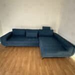 Corner Sofa Pastellblau Ink.Lieferung – Occasion sofa for sale at SofaLab