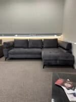 Corner Sofa Dark gray with bed function – Occasion sofa for sale at SofaLab