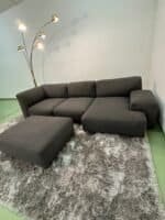 Cassina Mex Cube Grey Sofa by Piero Lissoni – Occasion Sofa for sale at SofaLab