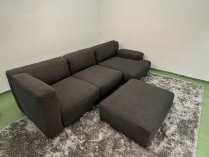 Cassina Mex Cube Grey Sofa by Piero Lissoni – Occasion Sofa for sale at SofaLab