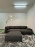Cassina Mex Cube Grey Sofa by Piero Lissoni – Occasion Sofa for sale at SofaLab