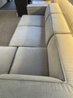 Corner Sofa Light grey with electro bed function – Occasion sofa for sale at SofaLab