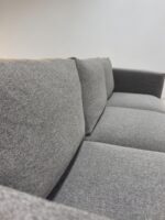 Corner Sofa by Comfortly Grey with removable pillow