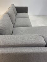 Corner Sofa by Comfortly Grey with removable pillow