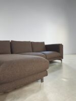 Corner Sofa by Comfortly Grey with removable pillow