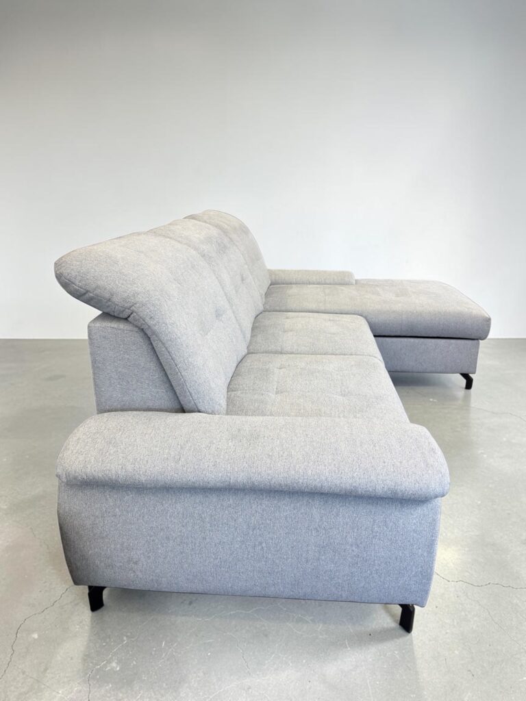 Ecksofa Grau mit Schlaffunktion und Stauraum – Occasion Sofa kaufen bei SofaLab