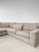 Johan Jakob Pfister Corner Sofa Grand made of cord fabric beige - Image 4