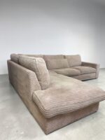 Johan Jakob Pfister Corner Sofa Grand made of cord fabric beige - Image 5