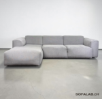 Home 24 Corner Sofa HUDSON light gray - buy Occasion Sofa at SofaLab