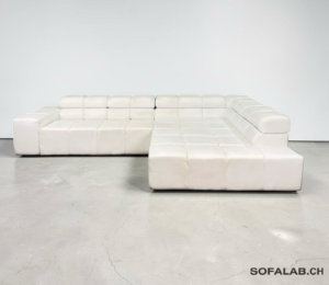 Corner Sofa of real buffalo leather with pull-out bed – buy Occasion sofa at SofaLab