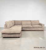 Johan Jakob Pfister Corner Sofa Grand made of cord fabric beige – Occasion sofa buy at SofaLab