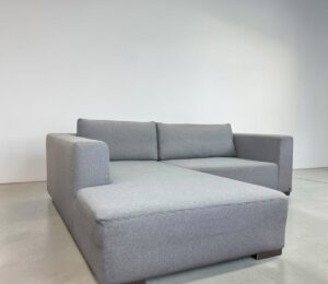 Heaven Tom Tailor Corner Sofa Light grey with bed function