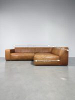 Bullfrog Ecksofa Terracotta Echtleder gewachst Vintage 1980er #852 – Bild 13