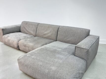 Moderns Corner Sofa Grey with Chaiselongue
