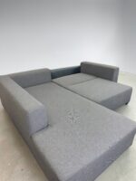 Heaven Tom Tailor Corner Sofa Light grey with bed function