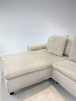 Beiges Corner Sofa With bed function and storage space