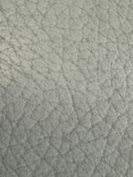 White Corner Sofa Beef Leather with Chromium Legs - Image 8