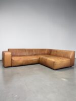 Bullfrog Ecksofa Terracotta Echtleder gewachst Vintage 1980er #852 – Bild 2