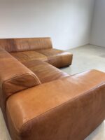 Bullfrog Ecksofa Terracotta Echtleder gewachst Vintage 1980er #852 – Bild 5