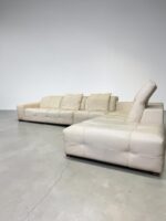 Natuzzi Corner Sofa Leather cream – picture 2
