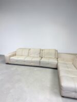 Natuzzi Corner Sofa Leather cream – picture 4