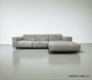 Moderns Corner Sofa Gray with Chaiselongue – Occasion Sofa Buy at SofaLab
