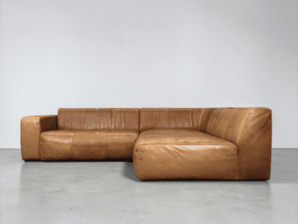 Corner Sofa Terracotta made of real leather by Bullfrog Germany – Buy Occasion Sofa at SofaLab