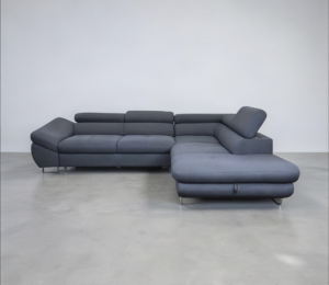 Grey Corner Sofa with sleep function and storage space – buy Occasion Sofa from SofaLab