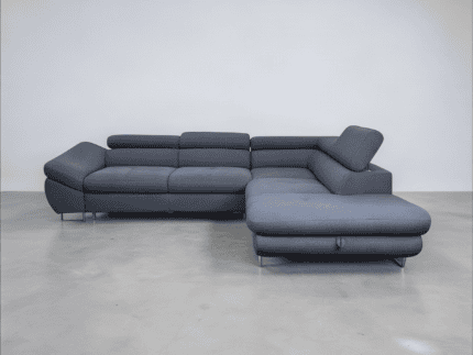 Grey Corner Sofa with sleep function and storage space – buy Occasion Sofa from SofaLab