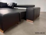 Ewald Schillig Corner Sofa Nappalder Black with sleep function – Picture 12