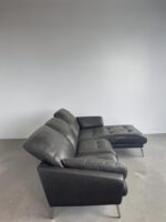 W. Schillig Ecksofa Nappaleder Dunkeloliv - Image 8