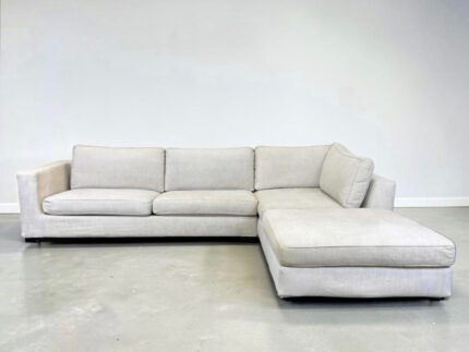 BPA International Corner Sofa Made of fabric, lightbeige Made in Italy – buy Occasion Sofa from SofaLab