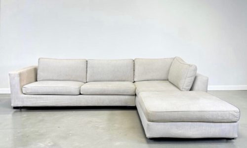 BPA International Corner Sofa Made of fabric, lightbeige Made in Italy – buy Occasion Sofa from SofaLab