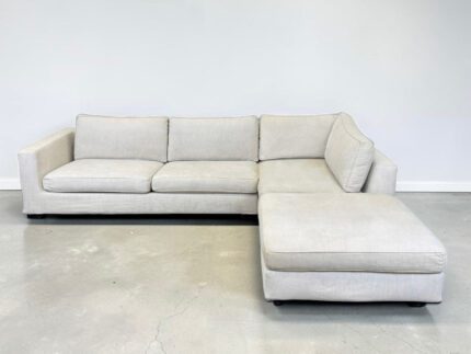 BPA International Corner Sofa Made of fabric, lightbeige Made in Italy – buy Occasion Sofa from SofaLab