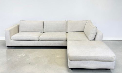 BPA International Corner Sofa Made of fabric, lightbeige Made in Italy – buy Occasion Sofa from SofaLab