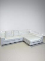 Ewald Schillig Ecksofa Echtleder Cremeweiss - Image 7