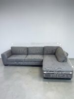 Ecksofa, hellgrauer Stoff gratis lieferung - Image 7