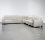 Ecksofa Stöff Creme Beige L-Form Sofa canapé Grosses - Image 9