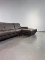 Ponsel Ecksofa Nubukleder Schokoladenbraun - Image 7