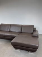 Ponsel Ecksofa Nubukleder Schokoladenbraun - Image 5