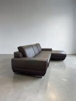 Ponsel Ecksofa Nubukleder Schokoladenbraun - Image 2