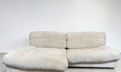 GUTMANN Corner Sofa, cream-beiger fabric Made in Germany – Occasion sofa buy at SofaLab