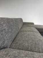 POCO Ecksofa Stoff Grau, Kissen wie neu - Image 6