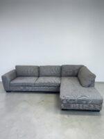 Ecksofa, hellgrauer Stoff gratis lieferung - Image 3