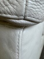 Natuzzi Brivido Sofagarnitur, echtes Nappaleder, Creme - Image 13