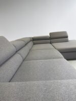 Pfister Ecksofa, Stoff, Hellgrau - Image 6