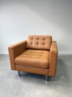 Morabo-Sesselgarnitur, echtes Leder, Cognac - Image 3