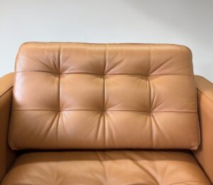 Morabo chair set, real leather, Cognac – Occasion sofa buy at SofaLab