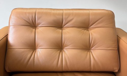 Morabo chair set, real leather, Cognac – Occasion sofa buy at SofaLab