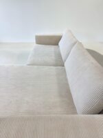 Ecksofa Beige-Creme aus Cordstoff - Image 7